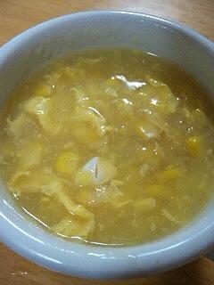 コーンクリーム缶でコーンクリームスープ 中華風 レシピ 作り方 By Gangen 楽天レシピ