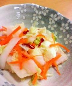 白だしで簡単 白菜の浅漬け レシピ 作り方 By 瑠々0404 楽天レシピ
