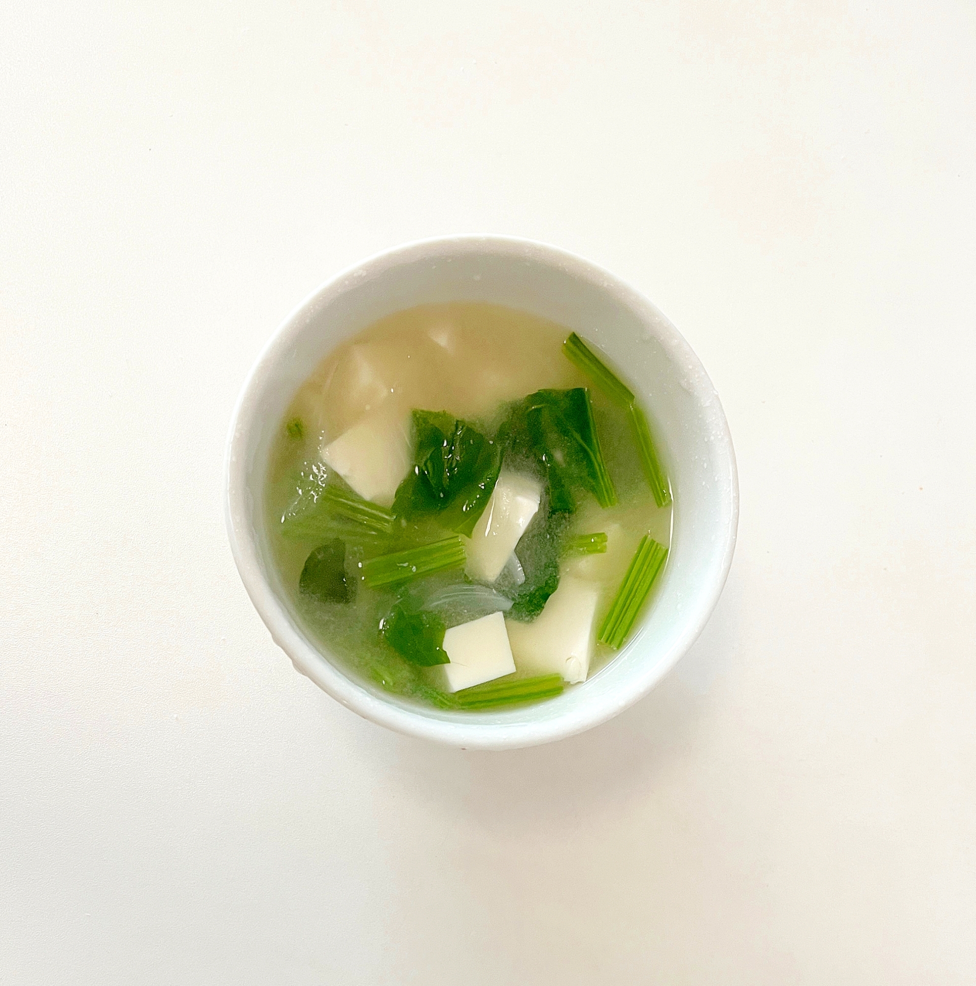 ほうれん草のみそ汁