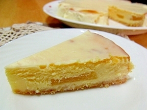 生クリームで作る二層のチーズケーキ レシピ 作り方 By 眠り姫まま 楽天レシピ