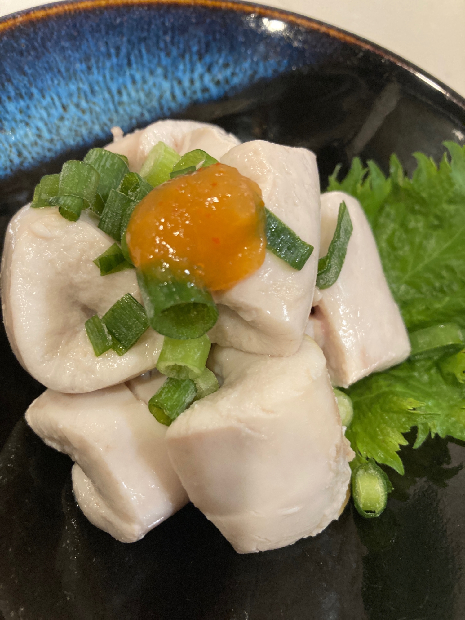 少し手間暇かけた★ヒラマサ白子ポン酢♪