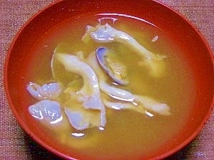 毎日のお味噌汁25杯目 たもぎ茸とアサリ レシピ 作り方 By ブルーボリジ 楽天レシピ