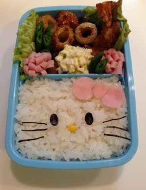 簡単キャラ弁 キティちゃん レシピ 作り方 By ヘビロテ36 楽天レシピ