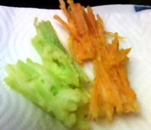 きょうのお弁当 緑と赤の野菜 てんぷら レシピ 作り方 By Kiri873 楽天レシピ
