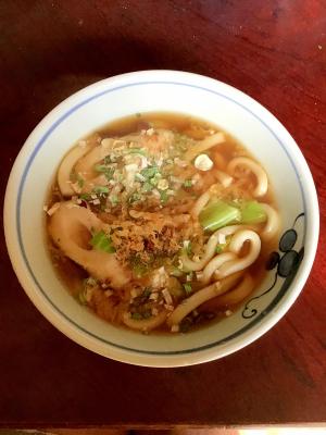 竹輪とキャベツとフリーズドライネギのたぬきうどん レシピ 作り方 By とりあえず乾杯 楽天レシピ