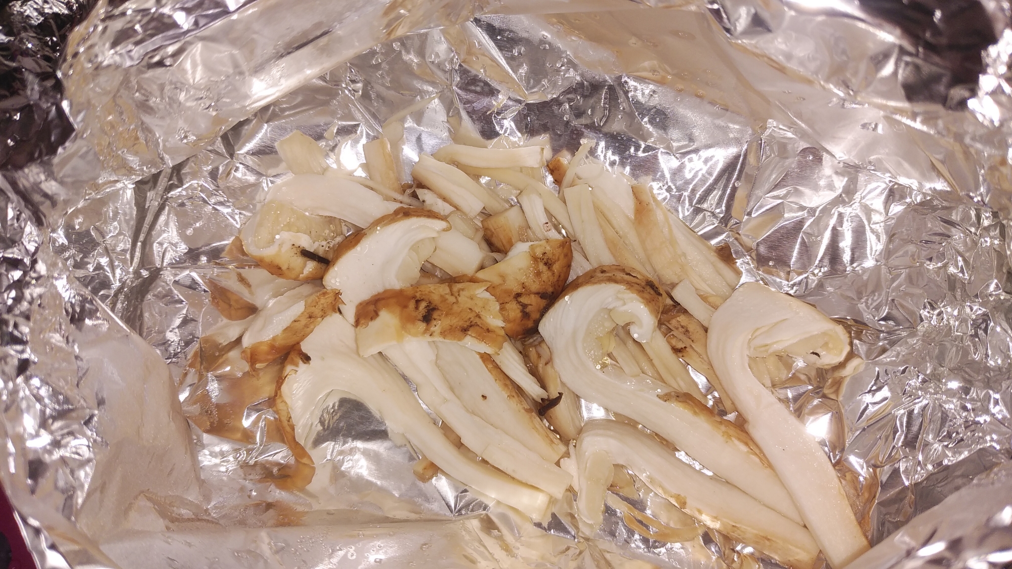 松茸のホイル焼き