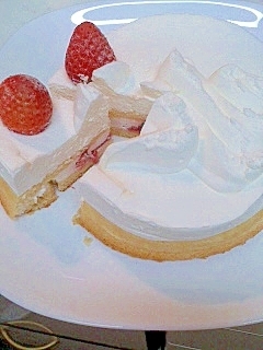 ヨーグルトクリームで いちごケーキ レシピ 作り方 By ジョンとポーク 楽天レシピ