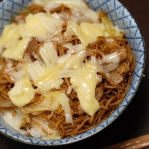 チーズ焼きそば丼 レシピ 作り方 By Futatsunotsuki 楽天レシピ