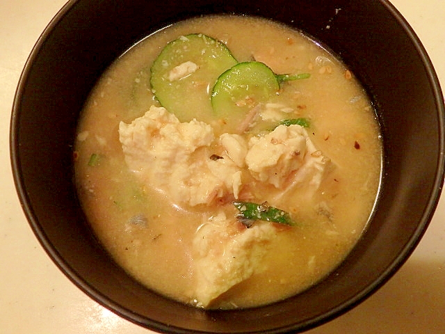 火は使いません★さば缶で冷汁