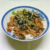 まぐろのカマのそぼろ丼