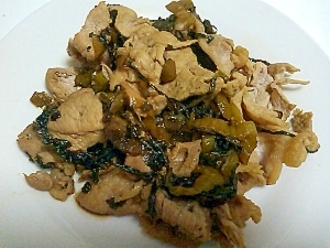 すぐ出来る 豚肉と高菜でかんたん豚高菜炒め レシピ 作り方 By ましゅりり8823 楽天レシピ