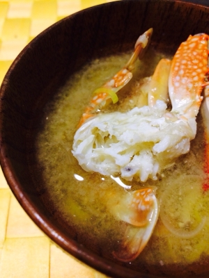 出汁が効く 渡り蟹の味噌汁 レシピ 作り方 By Eerrii5039 楽天レシピ