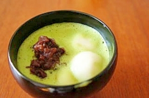 白玉の抹茶ぜんざい レシピ 作り方 By Sprout Recipe 楽天レシピ