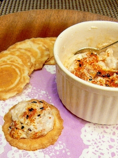 水切りヨーグルトとツナのかんたん和風ディップ☆