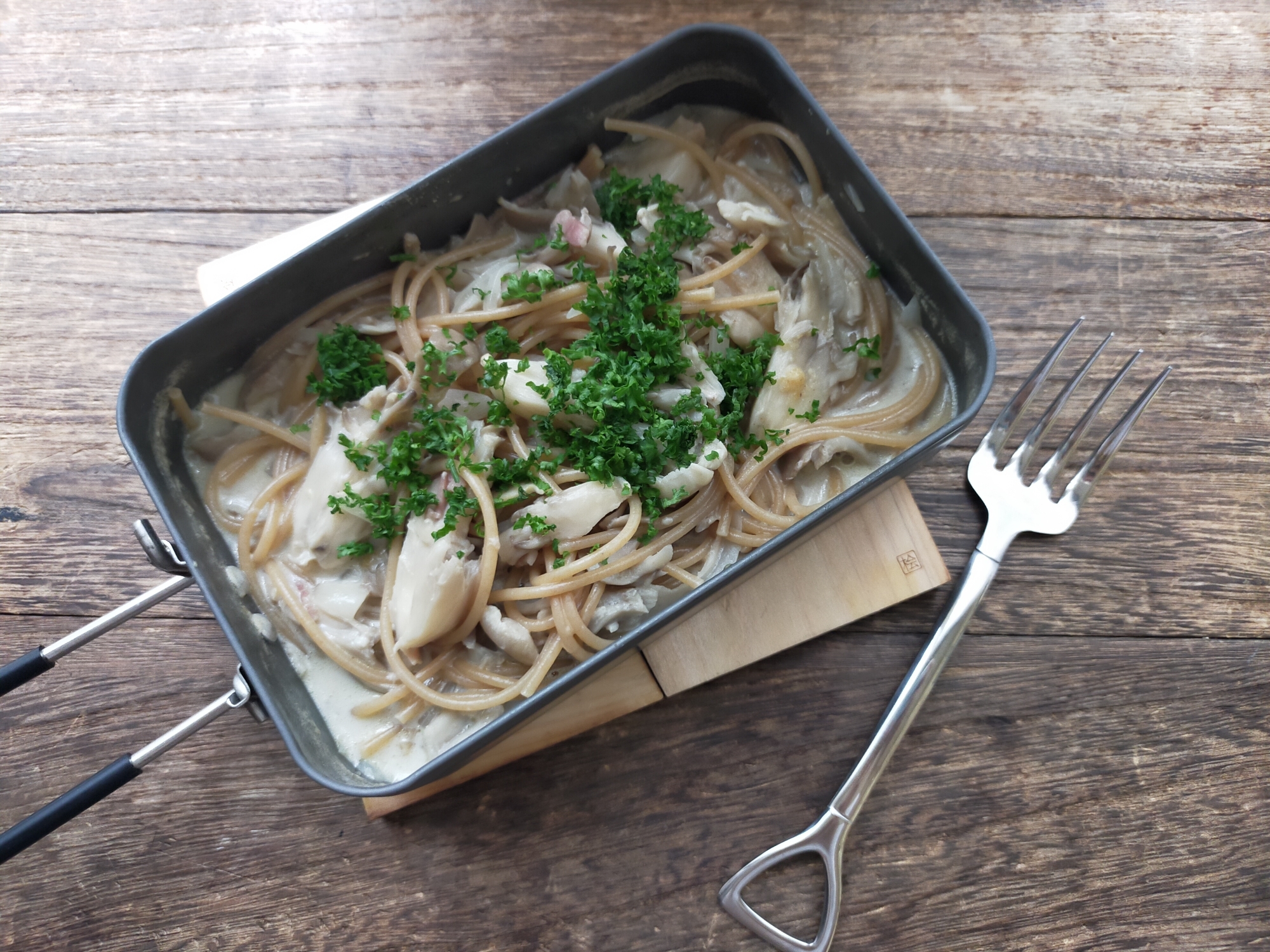 簡単美味♡クリームスープパスタ