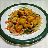 鶏肉の生姜焼きカレー風味