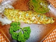 秋刀魚の香味焼き