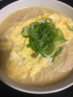 たまごのにゅうめん 味噌味 レシピ 作り方 By Naben 楽天レシピ