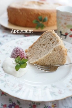しっとりふわふわの紅茶のシフォンケーキ