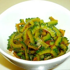 生姜たっぷり ゴーヤの佃煮♪
