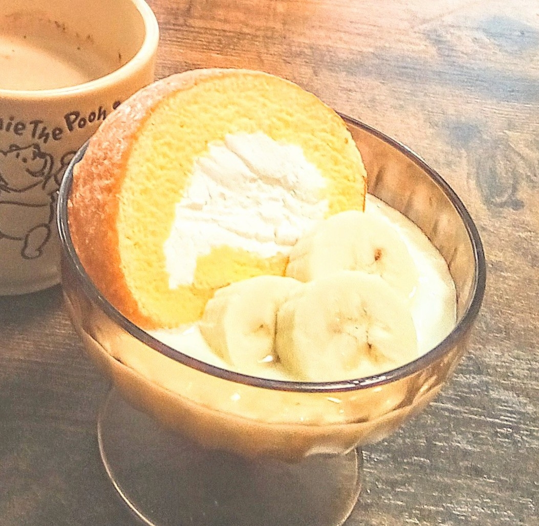 ロールケーキDeバナナヨーグルト〜毎日ヨーグル〜