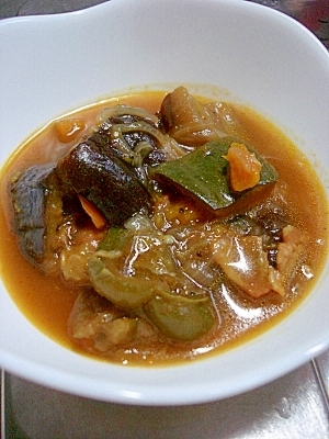 夏野菜でサラリと カレースープ レシピ 作り方 By Jaran0705 楽天レシピ