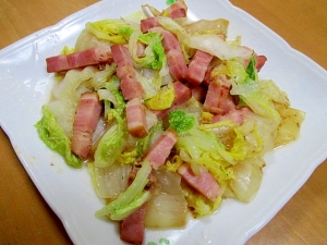 白菜とベーコンの炒め物 レシピ 作り方 By マリリン３２ 楽天レシピ