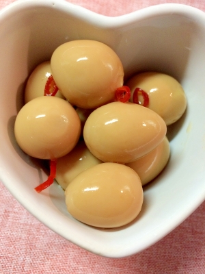 簡単 うずら卵のピリ辛漬け レシピ 作り方 By Mintaropon 楽天レシピ