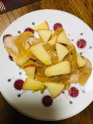 豚ロースりんごソテー レシピ 作り方 By Maroレシピ 楽天レシピ