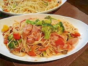 具沢山の野菜トマトソースパスタ レシピ 作り方 By フローラルぱんだ 楽天レシピ