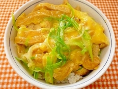 フライパンで キツネ丼