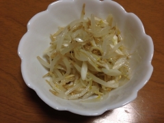 もやしと長ネギの胡麻和え