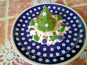 簡単マシュマロムースの ３色クリスマスツリー レシピ 作り方 By ぴこちょここ 楽天レシピ