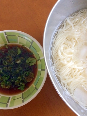 パセリで素麺 レシピ 作り方 By Madone6 楽天レシピ
