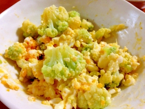 ロマネスコの卵和え レシピ 作り方 By メロンパン28 楽天レシピ