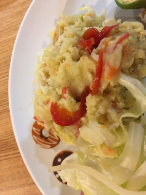 パプリカ入りカレー風味ポテトサラダ レシピ 作り方 By Tommeg12 楽天レシピ