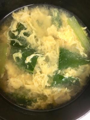 小松菜と卵の味噌汁 レシピ 作り方 By R 楽天レシピ