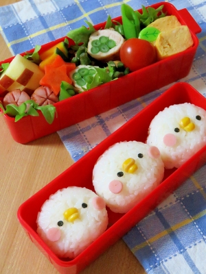 簡単キャラ弁 カナヘイ ピスケ 風 のお弁当 レシピ 作り方 By