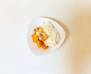 柿とヨーグルトの簡単デザート レシピ 作り方 By Libre 楽天レシピ