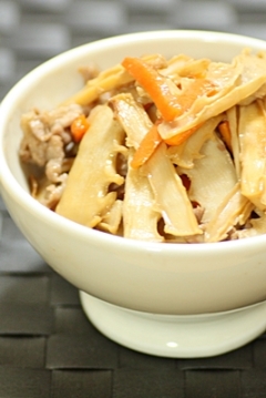 干したけのこの炒め煮