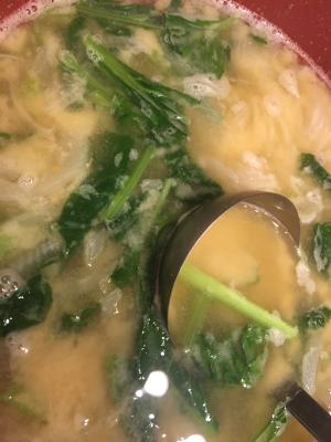 小松菜と玉ねぎで味噌汁 レシピ 作り方 By コラさん 楽天レシピ