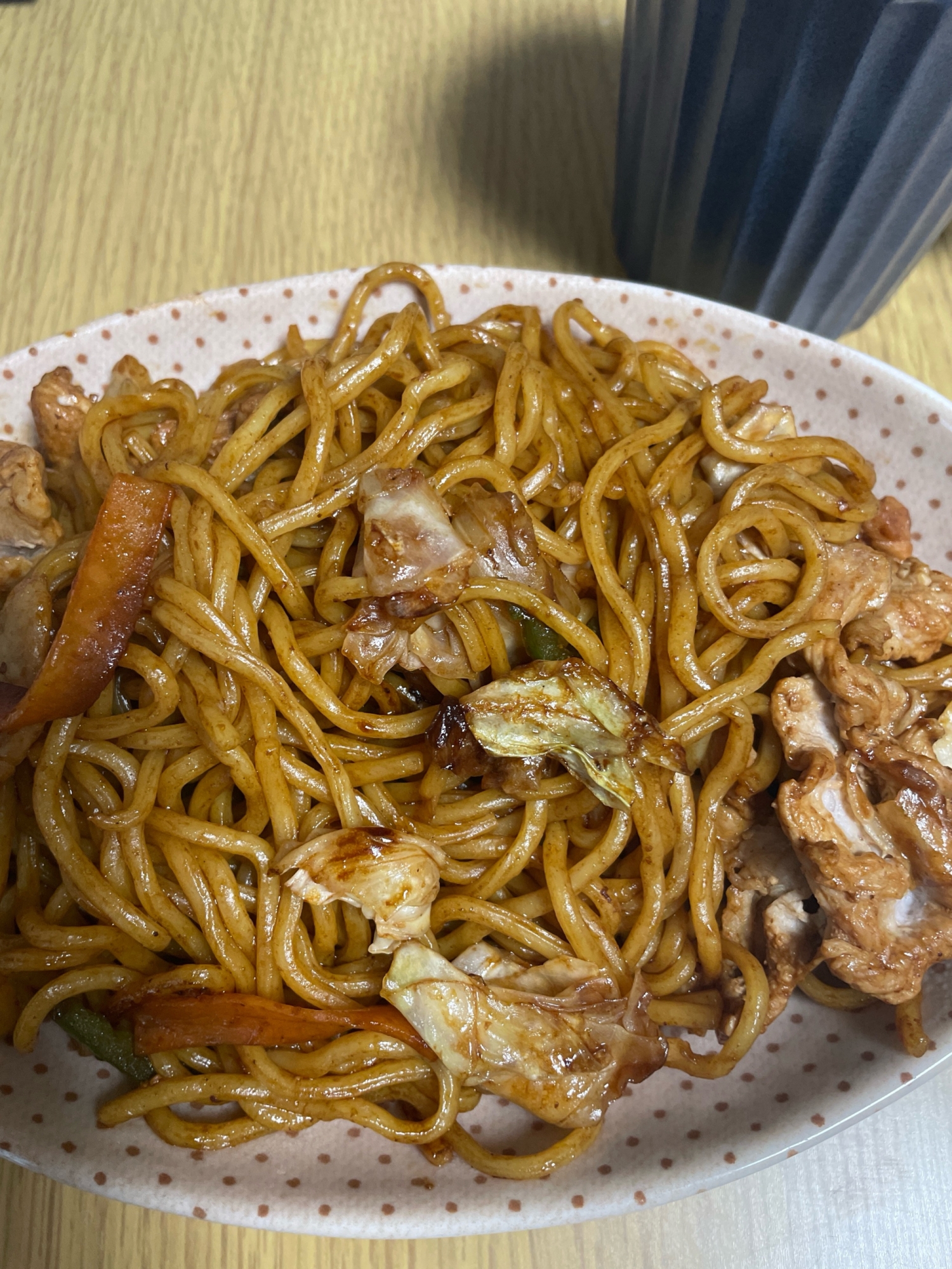 ピリッと辛焼きそば(キムチの素)