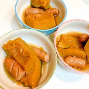 ウインナーの旨みが効いた 美味しいかぼちゃの煮物 レシピ 作り方 By Hana Swaeken 楽天レシピ