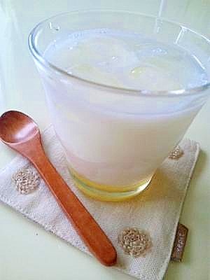 牛乳でなんちゃってカルピス レモンラッシー レシピ 作り方 By Canon 楽天レシピ