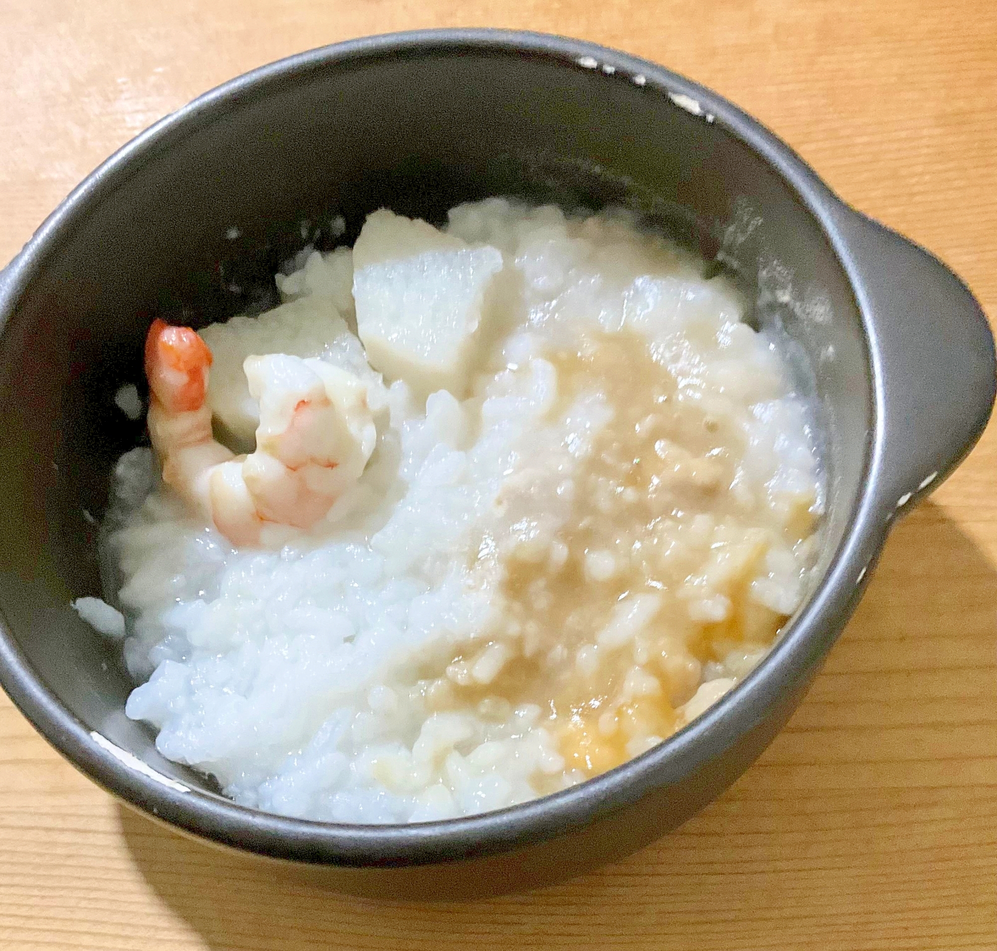 海老長芋そば粉入りおじや♪
