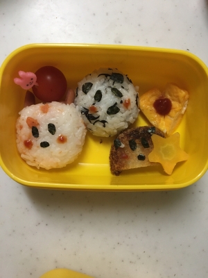 ウサギとパンダとラッコさんのコロッケお弁当 幼児用 レシピ 作り方 By Xmickyx 楽天レシピ