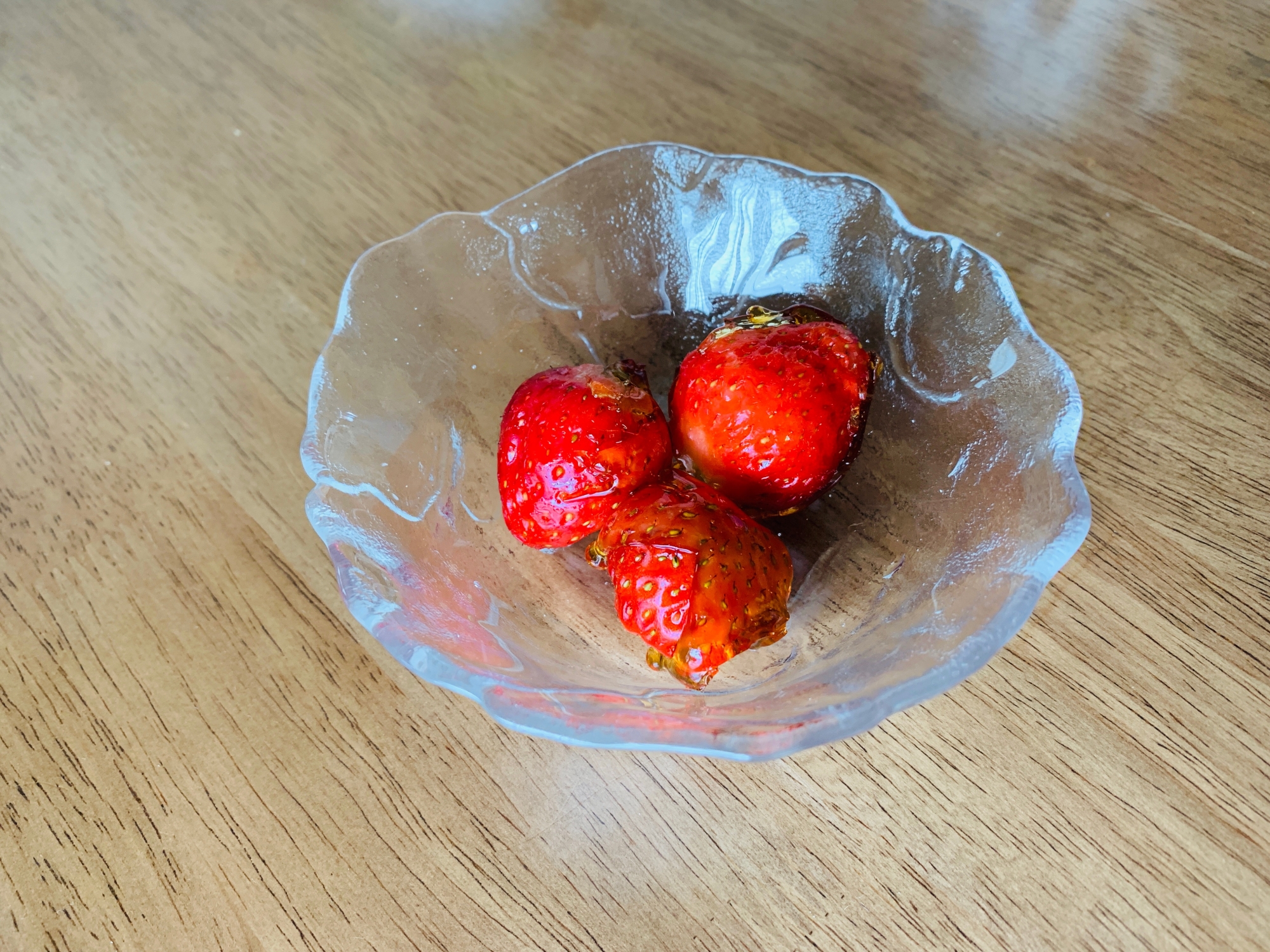 レンジで簡単♪いちごのコンポート