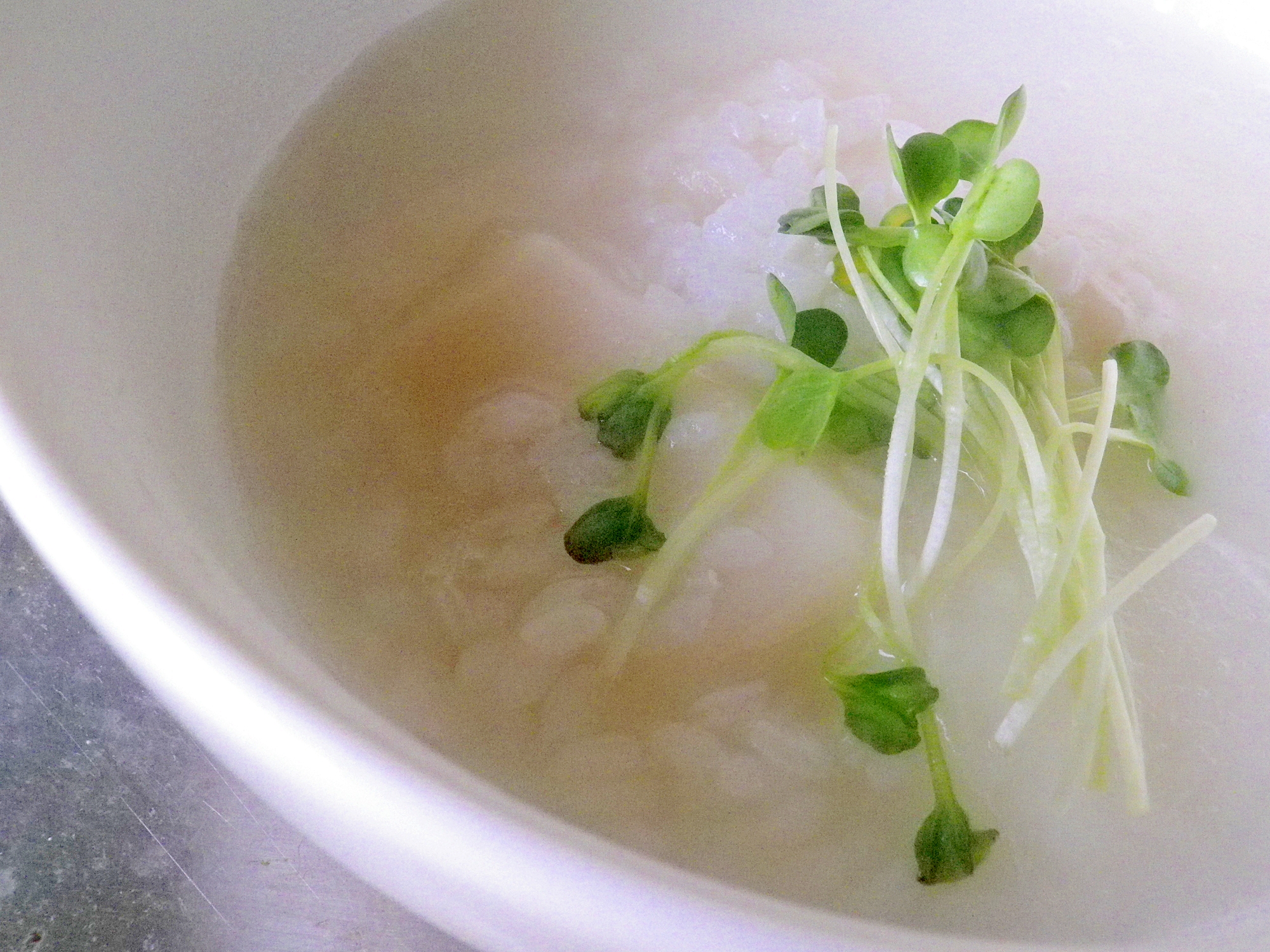 1月7日はお餅入りの七草粥♡