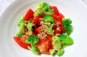 ブロッコリーとトマトの和風サラダ レシピ 作り方 By Libre 楽天レシピ