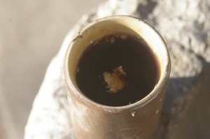 ショウガ＆醤油入りの炒り玄米茶